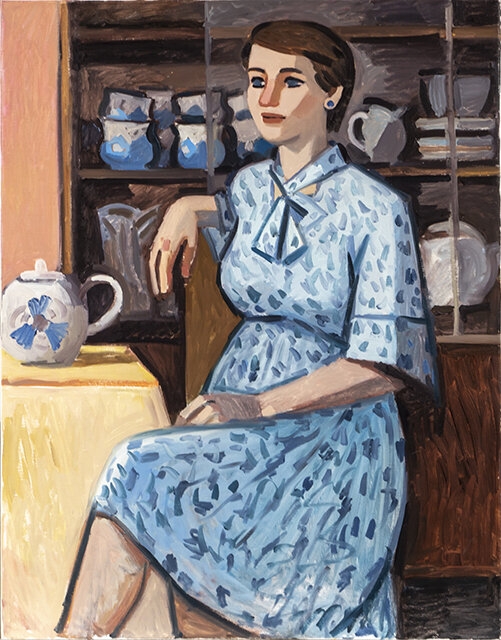 Woman Listening to Music, 2019