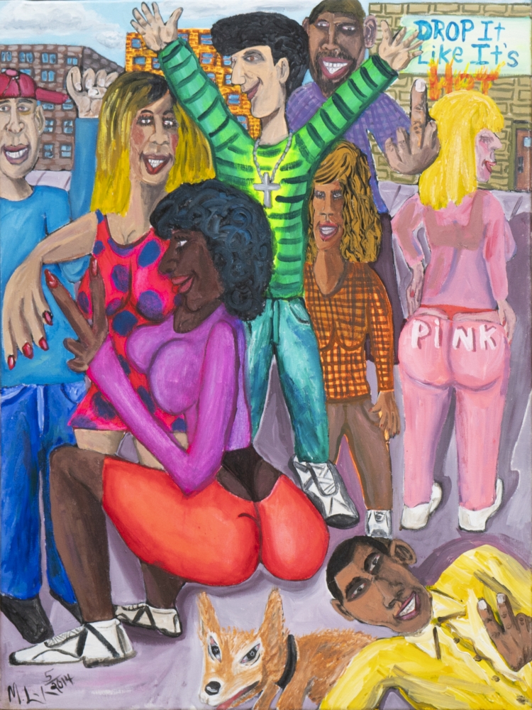 Twerking in the City, 2014
Acrylic on Canvas
36 x 27 inches