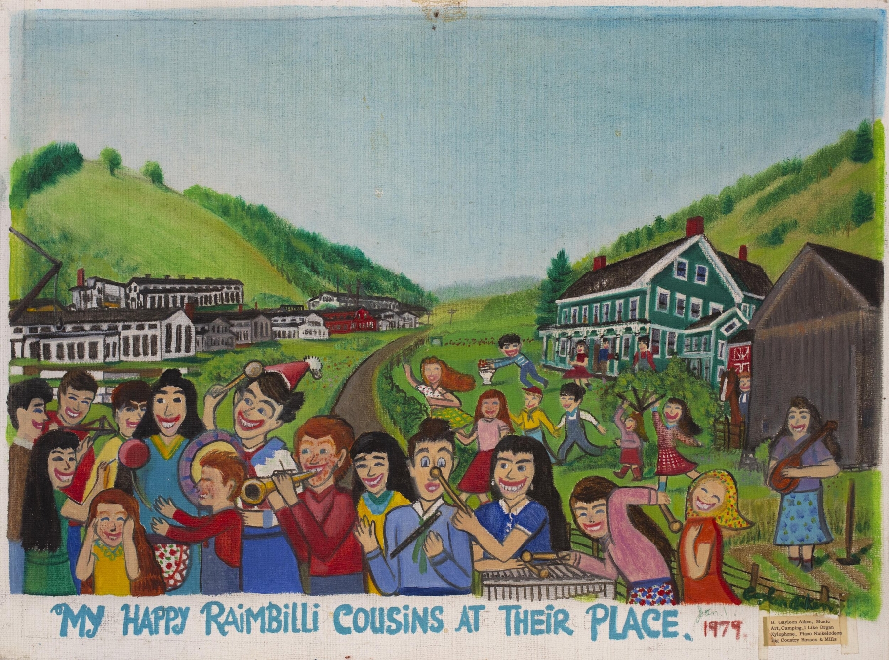 Gayleen Aiken, My Happy Raimbilli Cousins At Their Place., 1979