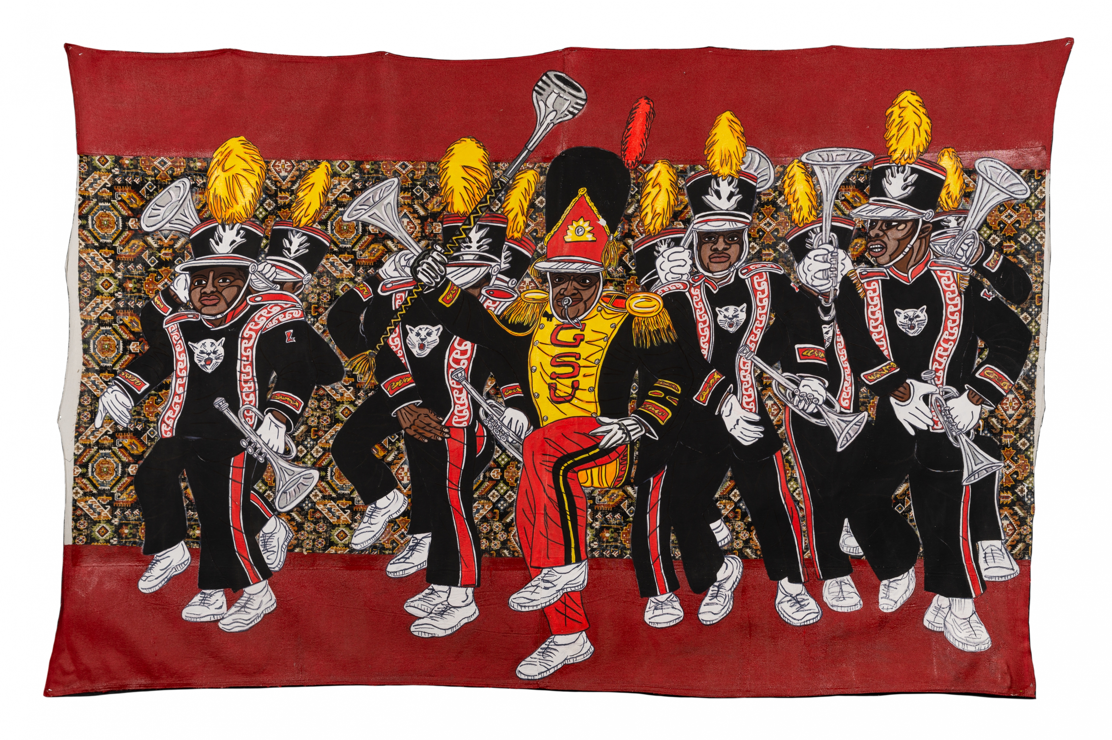 Keith Duncan, Grambling State University Marching Band, 2020
74 x 108 inches