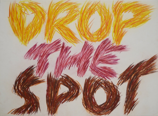 Drop The Spot, 1990
Pastel drawing on paper
22 x 30 inches