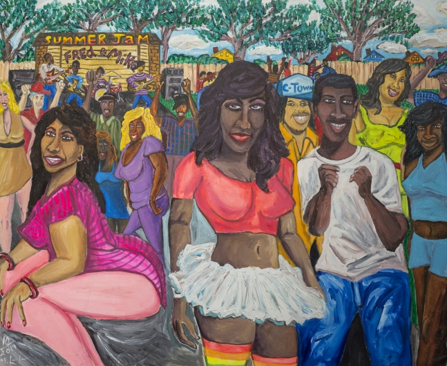 Welcome to the Party, 2014
Acrylic on Canvas
39 x 48 inches