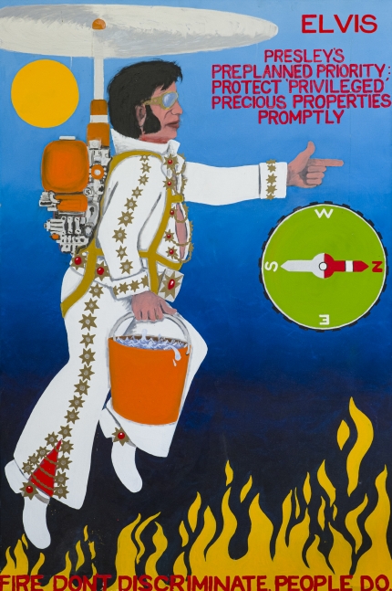Elvis, 2003
Oil on canvas
72 x 48 inches