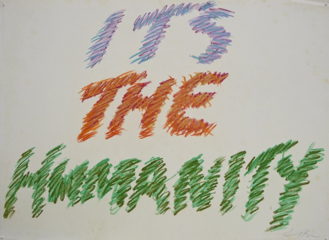 It&amp;#39;s The Humanity, 1990
Pastel drawing on paper
22 x 30 inches