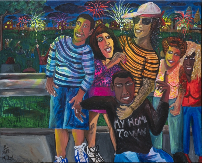 4th of July Celebration, 2014
Acrylic on Canvas
41.5&amp;nbsp;x 50.5&amp;nbsp;inches