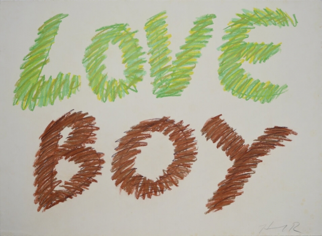 Love Boy, 1990
Pastel drawing on paper
22 x 30 inches