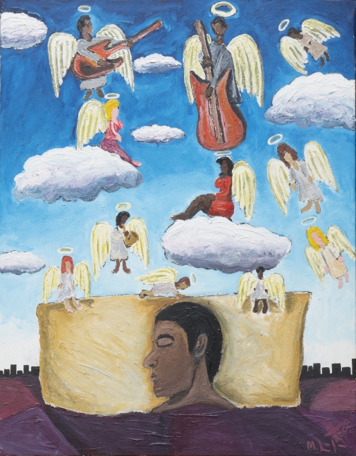 I Dream of Angels in My Sleep, 2008
Acrylic on Canvas
40 x 40 inches