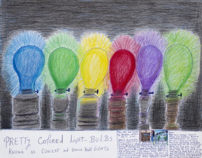 Gayleen Aiken Pretty colored light-bulbs. Known As Concert And Dance Hall lights., 2001