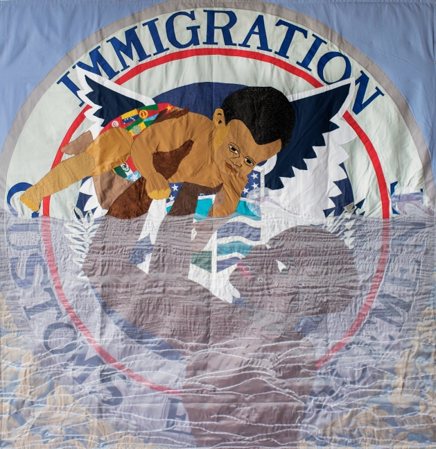 The Trump Era: Immigration, 2019

Assorted fabrics

60 x 60 in